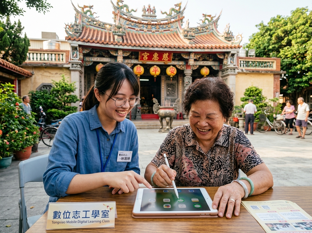 行動諮詢櫃台現場教學